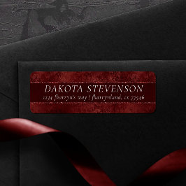 Mitternacht Henna Romance | Red Satiny Grunge Addr