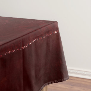 Mitternacht Henna Romance   Red Satiny Grunge Dama Tischdecke