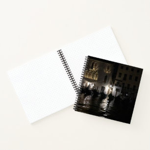 Mitternacht im Bullet Journal des Canal Grande Notizbuch