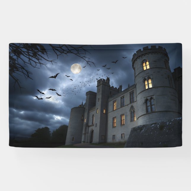 Mitternacht im Dracula's Castle Banner (Horizontal)