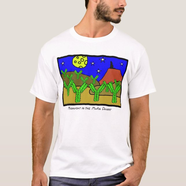 Mitternacht in der Moab-Wüste T-Shirt (Vorderseite)
