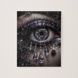Mitternacht in Facetten ~Durch meine Augen  Puzzle