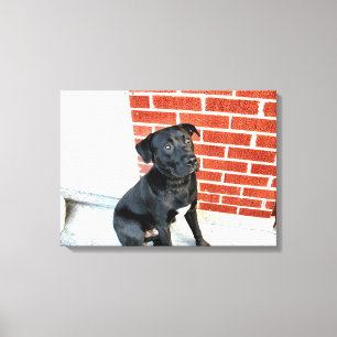 Mitternacht in nachdenklicher Stimmung Leinwanddruck