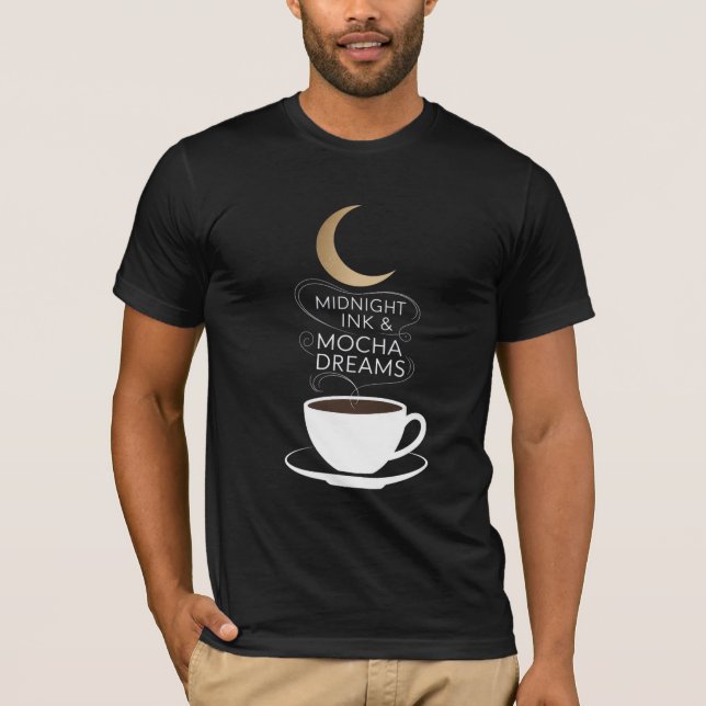 Mitternacht Ink & Mocha Dreams T-Shirt (Vorderseite)