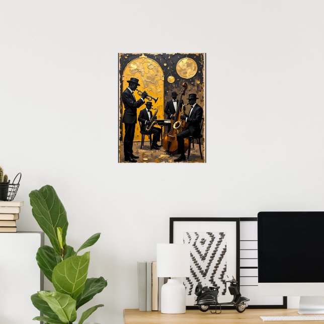 Mitternacht Jazz Ensemble Poster (Heimbüro)
