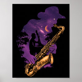 Mitternacht Jazz Poster