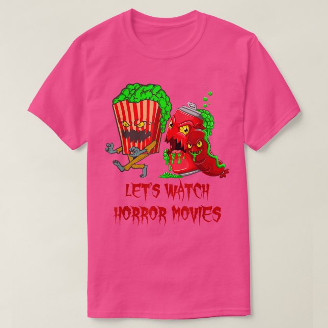 Mitternacht Lasse Horror Filme Halloween Popc T-Shirt (Design vorne)