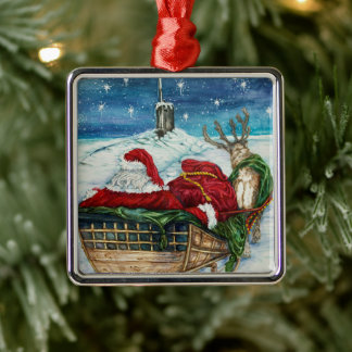 Mitternacht Magic U-Boot Ornament Aus Metall