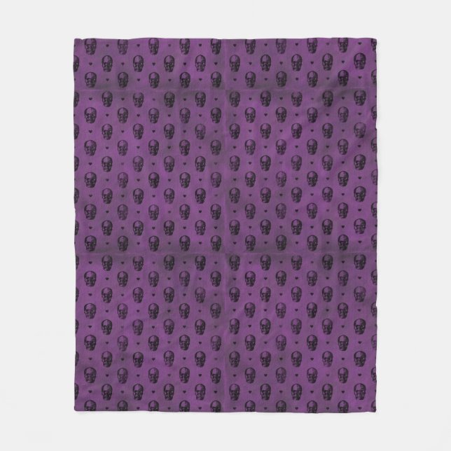 Mitternacht Majestät Fleecedecke (Vorderseite)