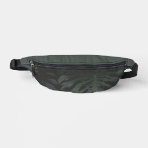 Mitternacht Monstera Schatten Bauchtasche