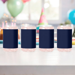 Mitternacht Navy Blue Solid Color Dosenglas