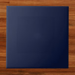 Mitternacht Navy Blue Solid Color Fliese<br><div class="desc">Mitternacht Navy Blue Solid Color</div>