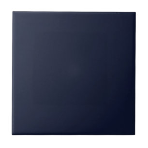 Mitternacht Navy Blue Solid Color Fliese