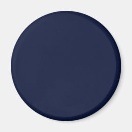 Mitternacht Navy Blue Solid Color Magnet