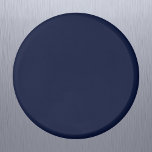 Mitternacht Navy Blue Solid Color Magnet<br><div class="desc">Mitternacht Navy Blue Solid Color</div>
