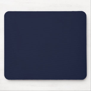 Mitternacht Navy Blue Solid Color Mousepad