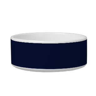 Mitternacht Navy Blue Solid Color Napf