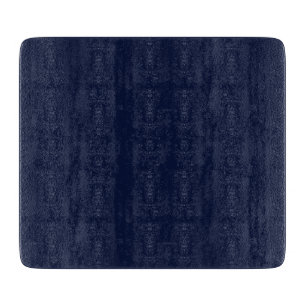 Mitternacht Navy Blue Solid Color Schneidebrett