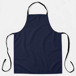 Mitternacht Navy Blue Solid Color Schürze