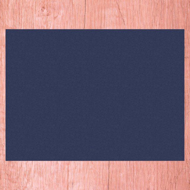 Mitternacht Navy Blue Solid Color Seidenpapier (Von Creator hochgeladen)