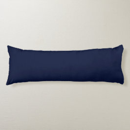Mitternacht Navy Blue Solid Color Seitenschläferkissen