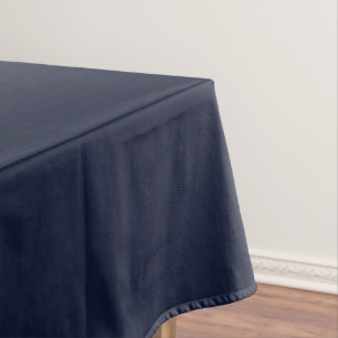 Mitternacht Navy Blue Solid Color Tischdecke