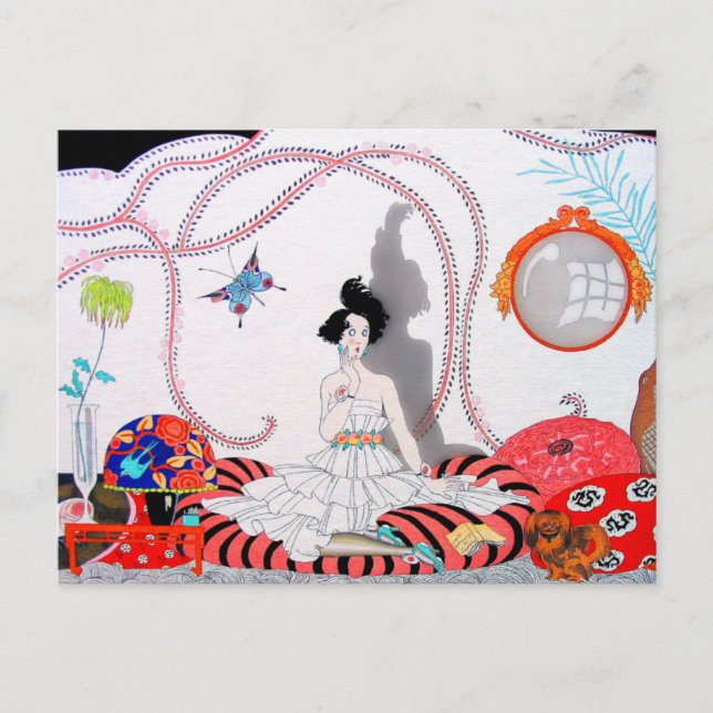 Mitternacht oder das moderne Apartment Postkarte (Vorderseite)