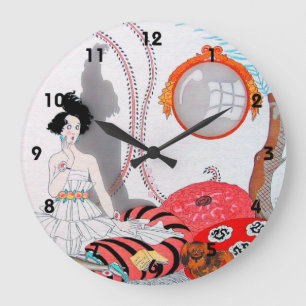 Mitternacht! oder die modische Wohnung Große Wanduhr