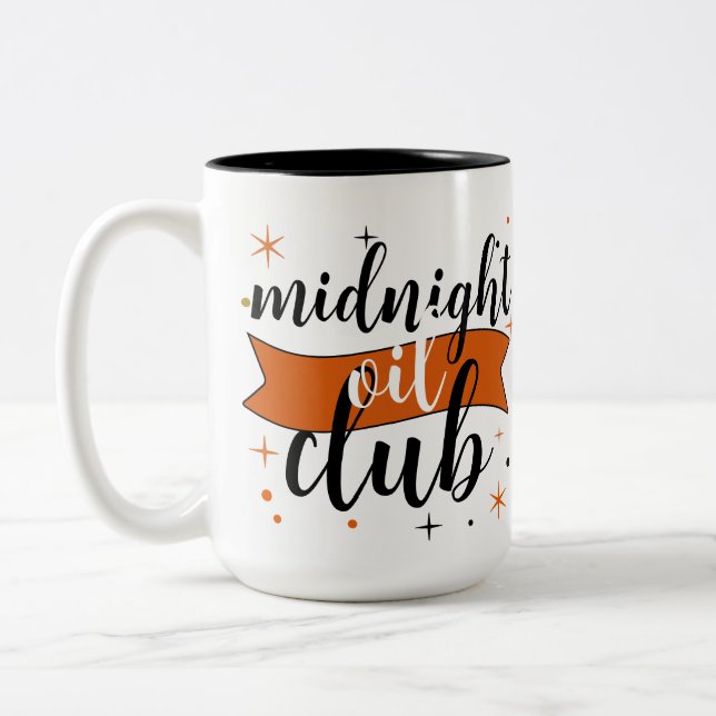 Mitternacht Ölclub, Sportsaison Skull & Stars Zweifarbige Tasse (Links)