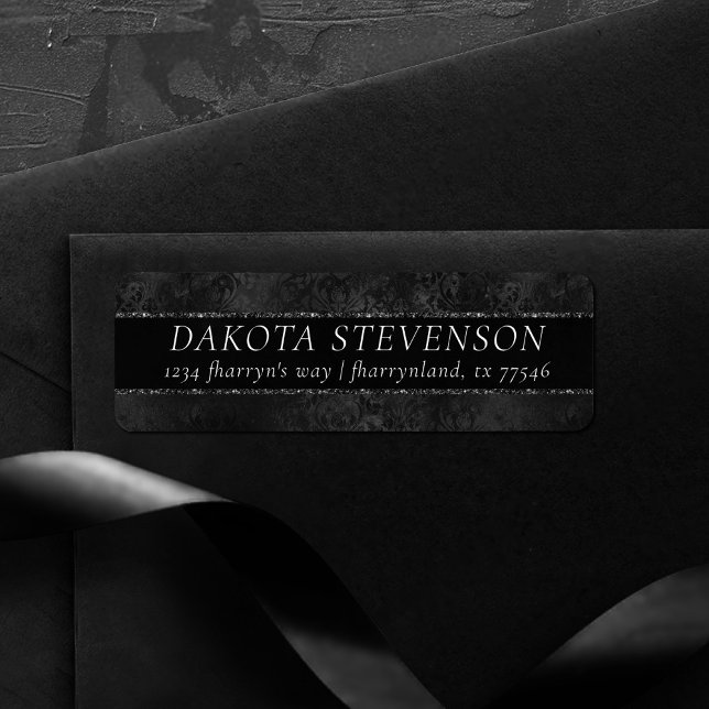 Mitternacht Onyx Romance | Black Satiny Grunge Dam (Von Creator hochgeladen)