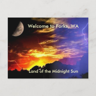 Mitternacht Postkarte