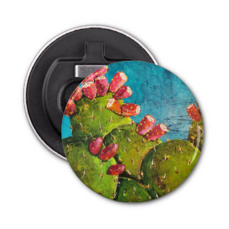 Mitternacht Prickly Pear II Button Flaschenöffner