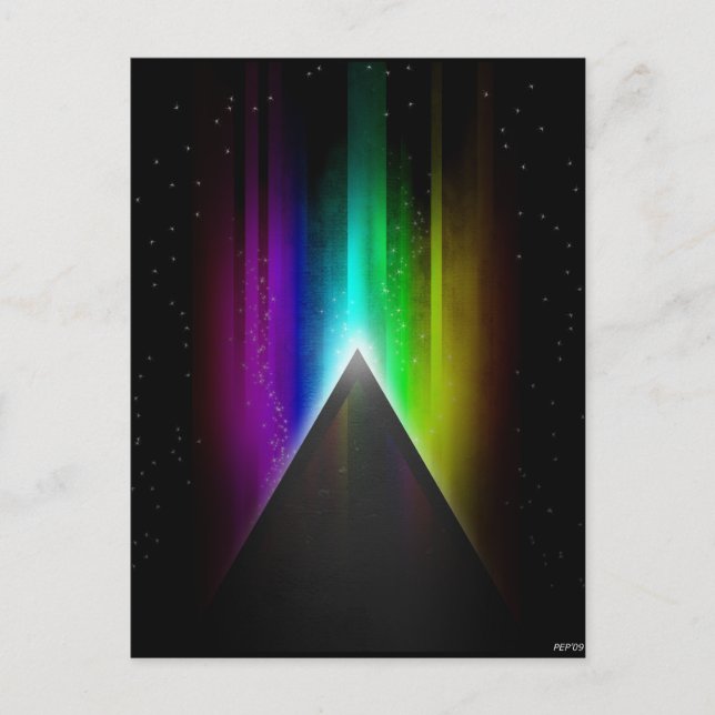 Mitternacht Rain Postkarte (Vorderseite)