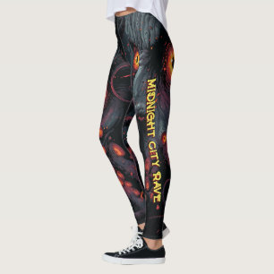 Mitternacht Rave Kreatur Leggings