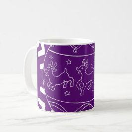 Mitternacht Rentier Coffee Tasse
