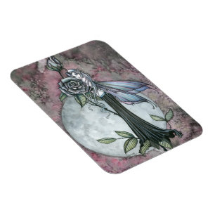 Mitternacht Rose Fairy Vinyl Magnet