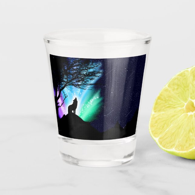 Mitternacht Schnapsglas (Vorderseite)