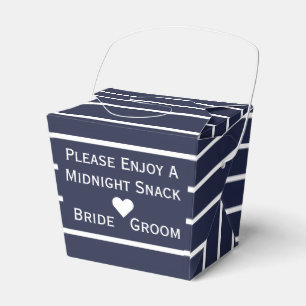 Mitternacht Snack Gastgeschenk Hochzeit Geschenkschachtel