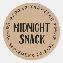 Mitternacht Snack Rustic Wedding