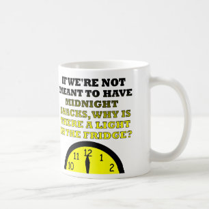 Mitternacht Snacks Kühlschrank Light Funny Mug Tasse