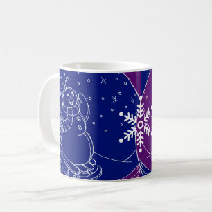 Mitternacht Snowman Kaffeetasse