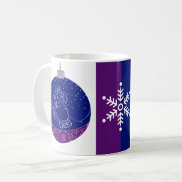 Mitternacht Snowman Kaffeetasse