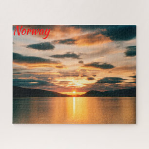 Mitternacht Sonne, Nordnorwegen Puzzle