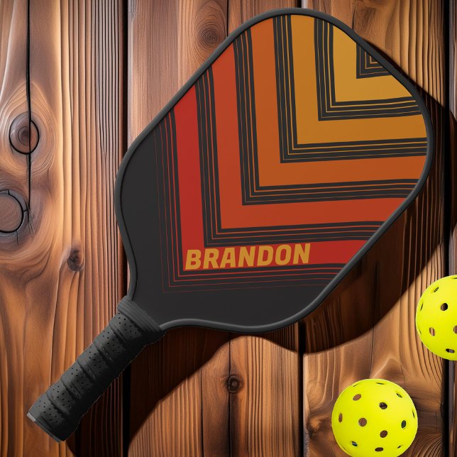 Mitternacht Sonnenuntergang Nostalgie Vintage Zick Pickleball Schläger (Von Creator hochgeladen)