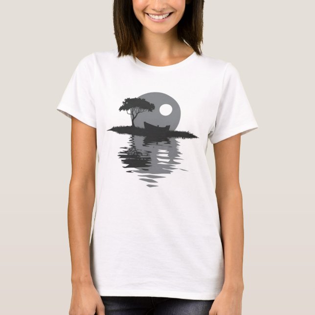 Mitternacht Spiegel T-Shirt (Vorderseite)