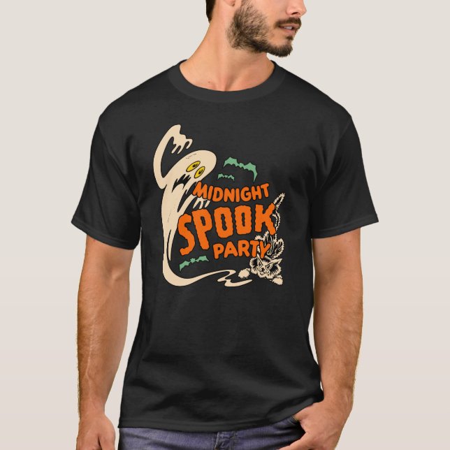 Mitternacht-Spook-Party T-Shirt (Vorderseite)