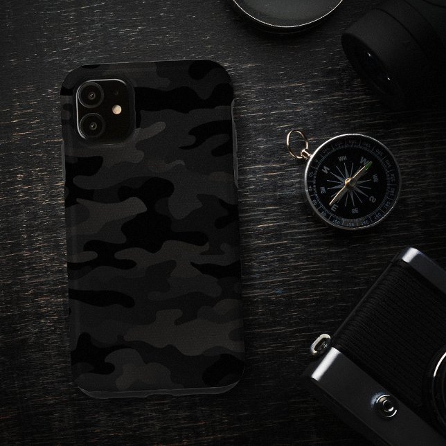 Mitternacht Stealth Urban Camouflage Black Charcoa Case-Mate iPhone Hülle (Midnight Stealth Urban Camo Black Charcoal Case-Mate iPhone Case)