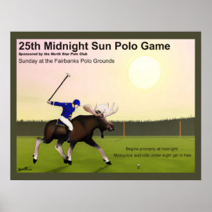 Mitternacht Sun Polo Poster