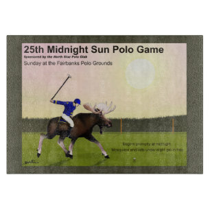 Mitternacht Sun Polo Schneidebrett