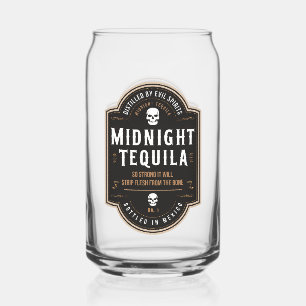 Mitternacht Tequila Halloween-Party Vintag Dosenglas